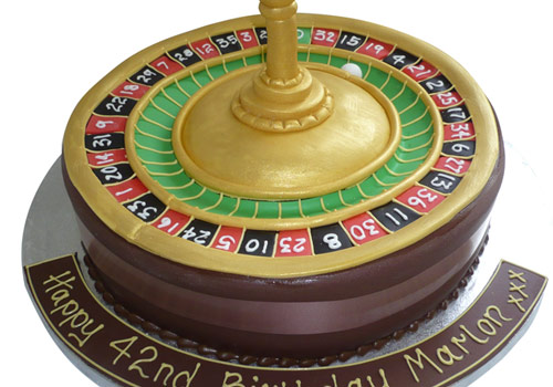 Roulette Wheel Birthday Cake